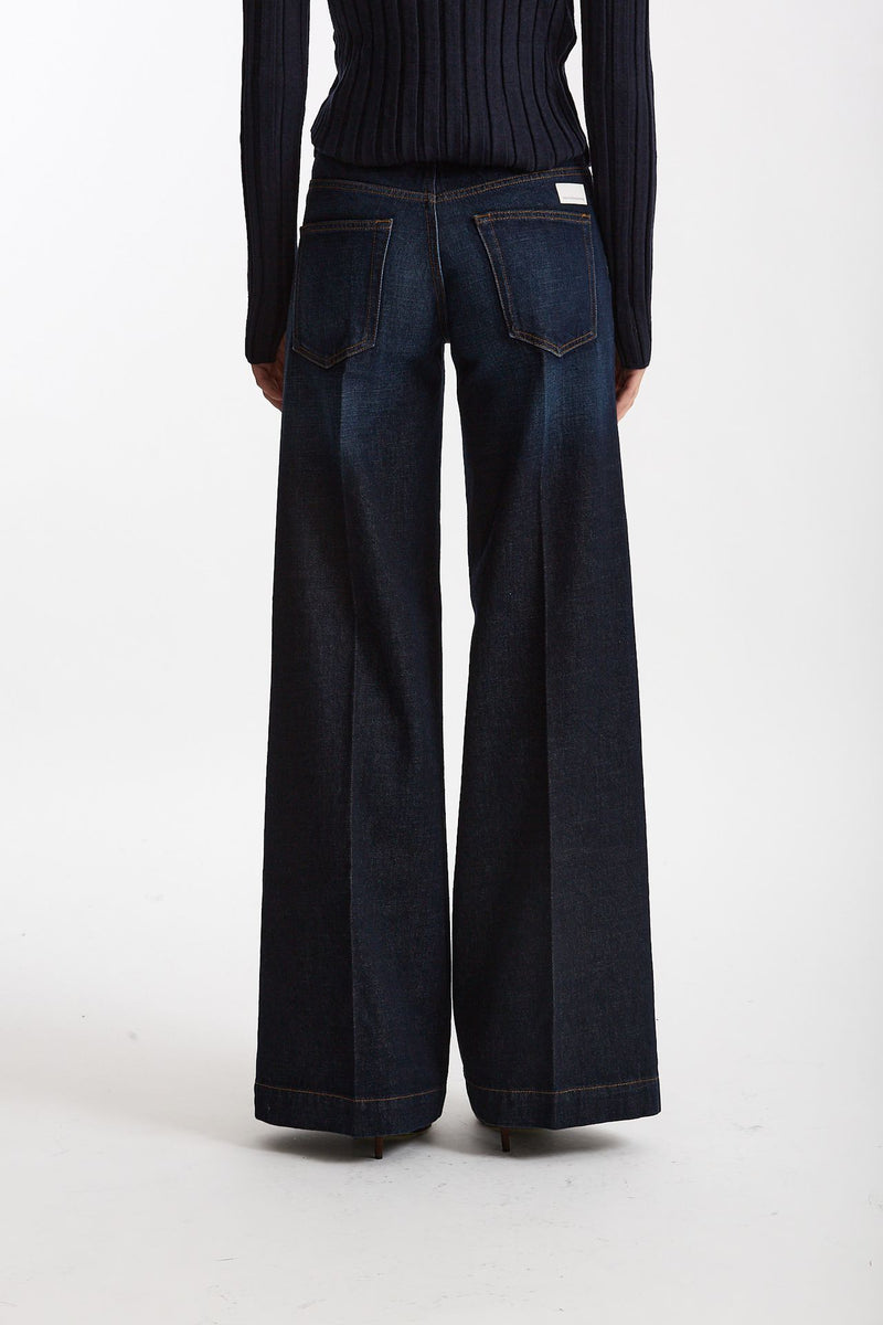 Jeans palazzo NADIA lavaggio scuro donna Nine in the morning - 3