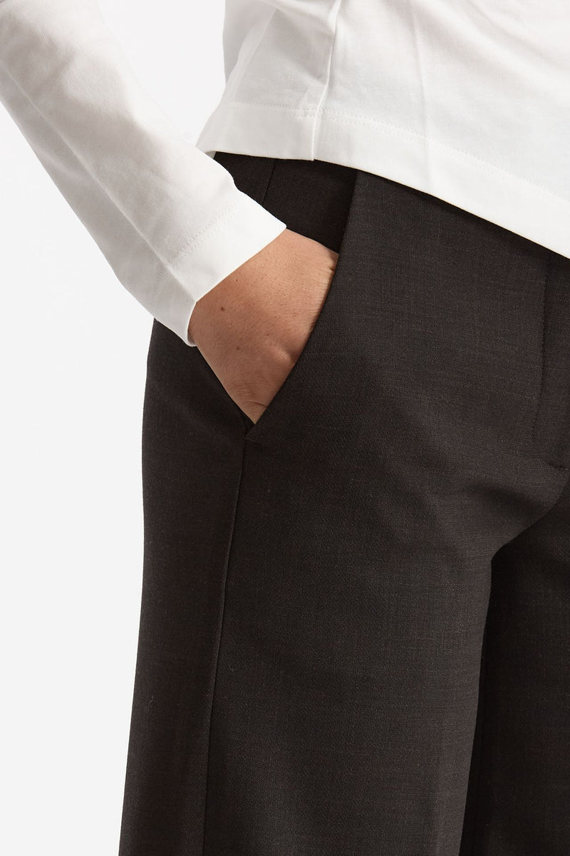 Pantalone palazzo NADIA testa moro scuro donna Nine in the morning - 5