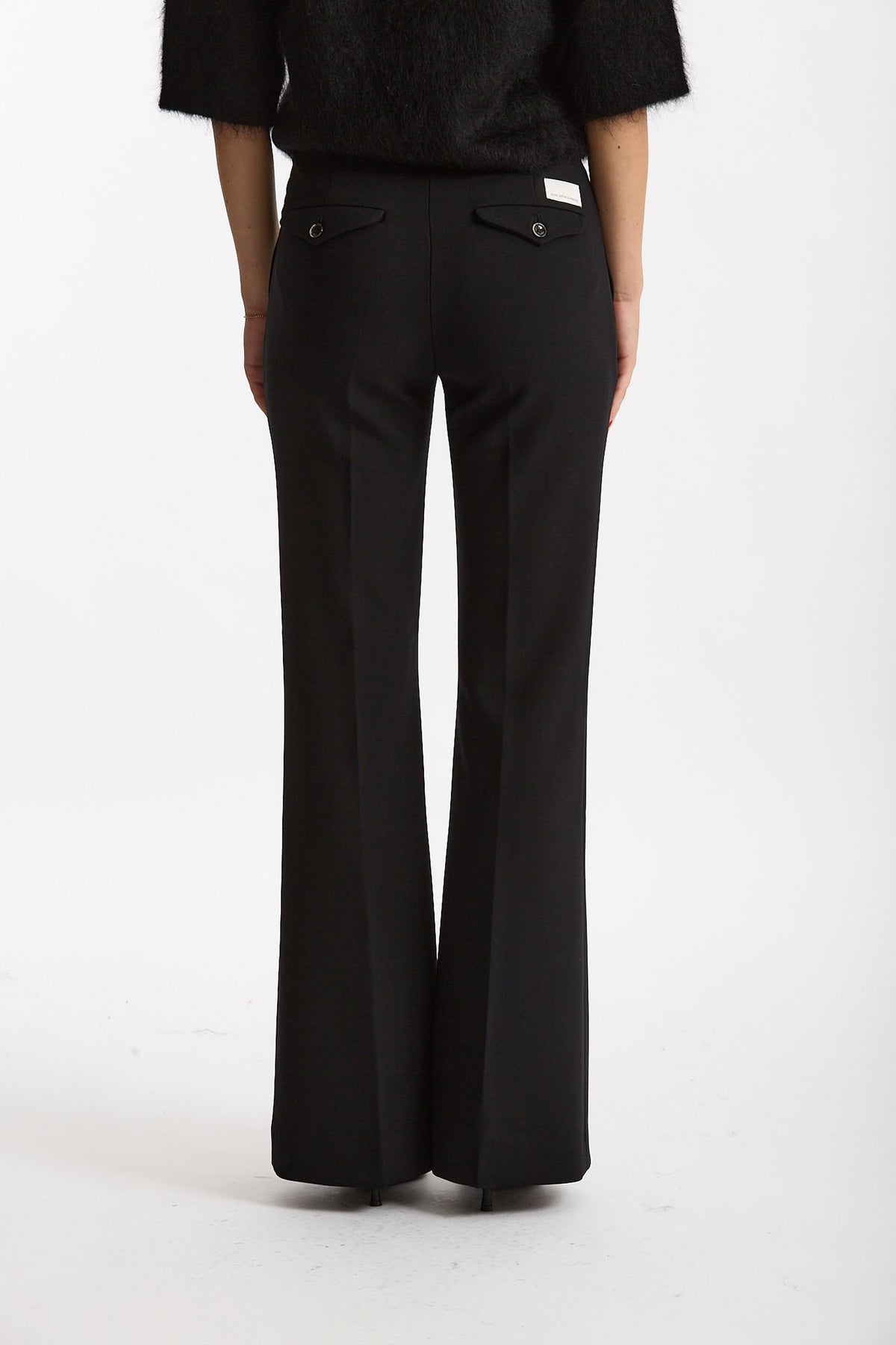 Pantalone a zampa PAOLINA nero donna Nine in the morning - 3