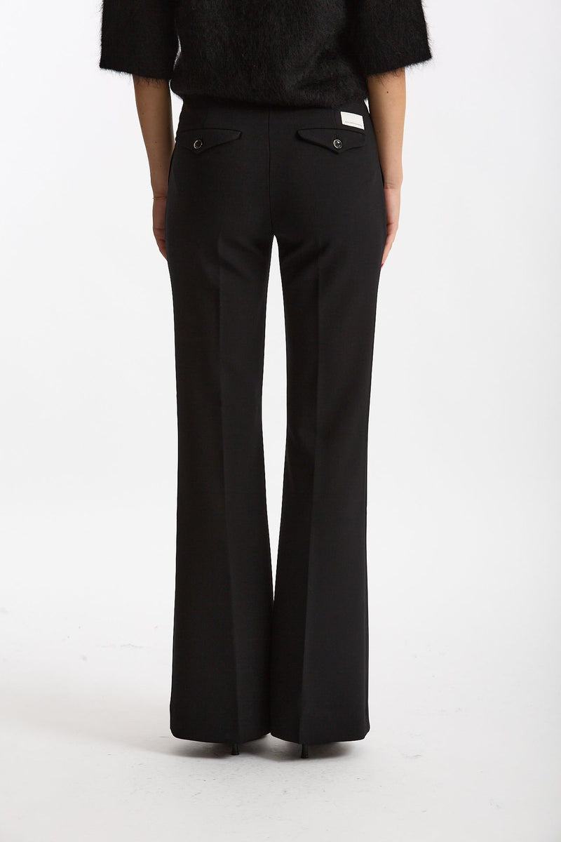 Pantalone a zampa PAOLINA nero donna Nine in the morning - 3