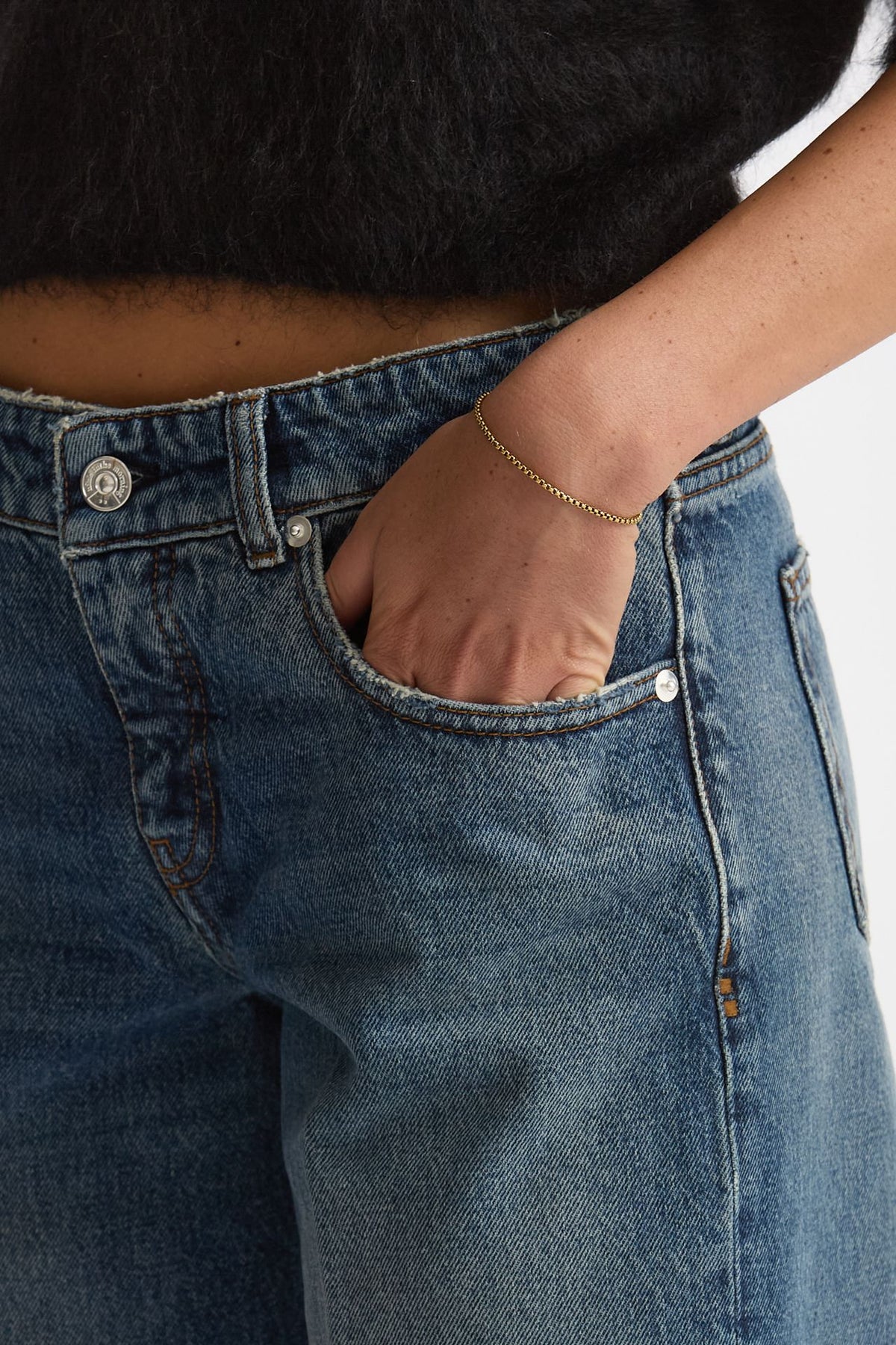 Jeans loose ROCIO Vita medio bassa donna Nine in the morning - 5