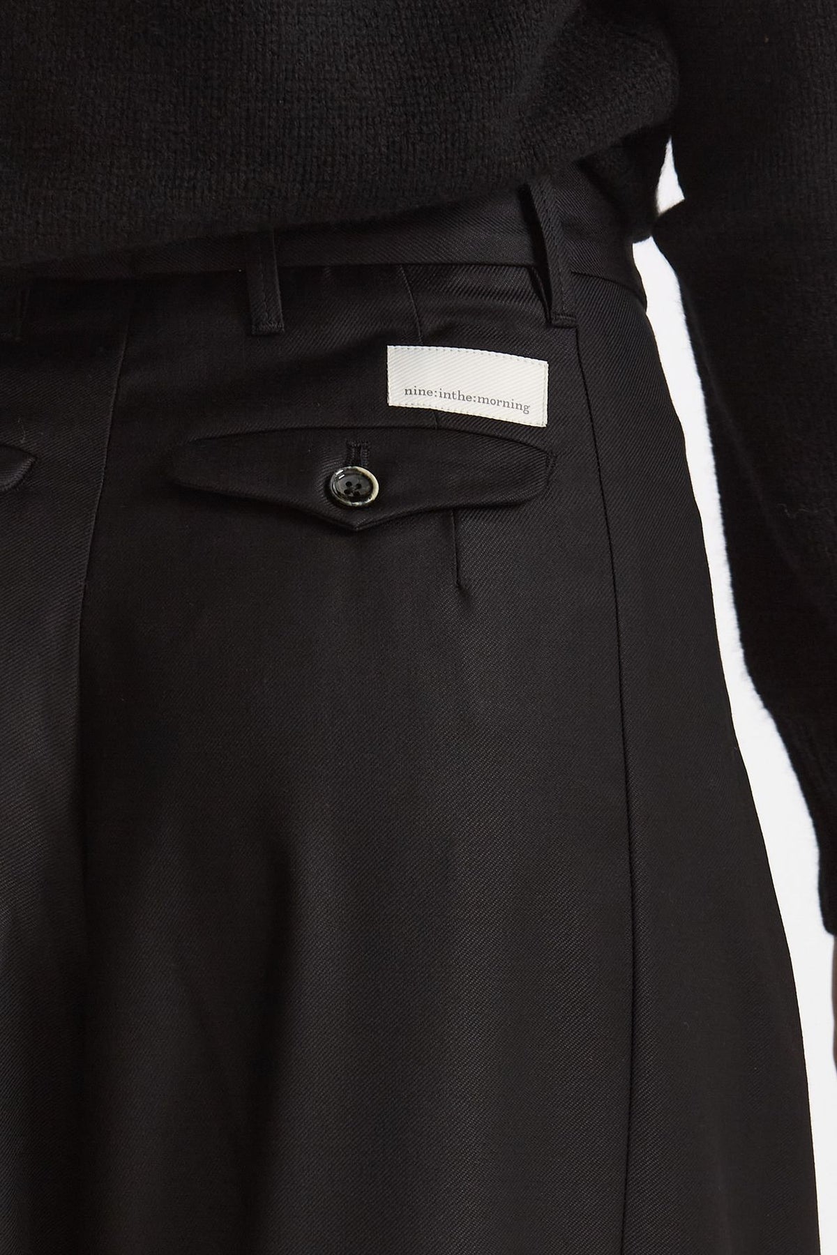 Pantalone palazzo PETRA nero donna Nine in the morning - 5