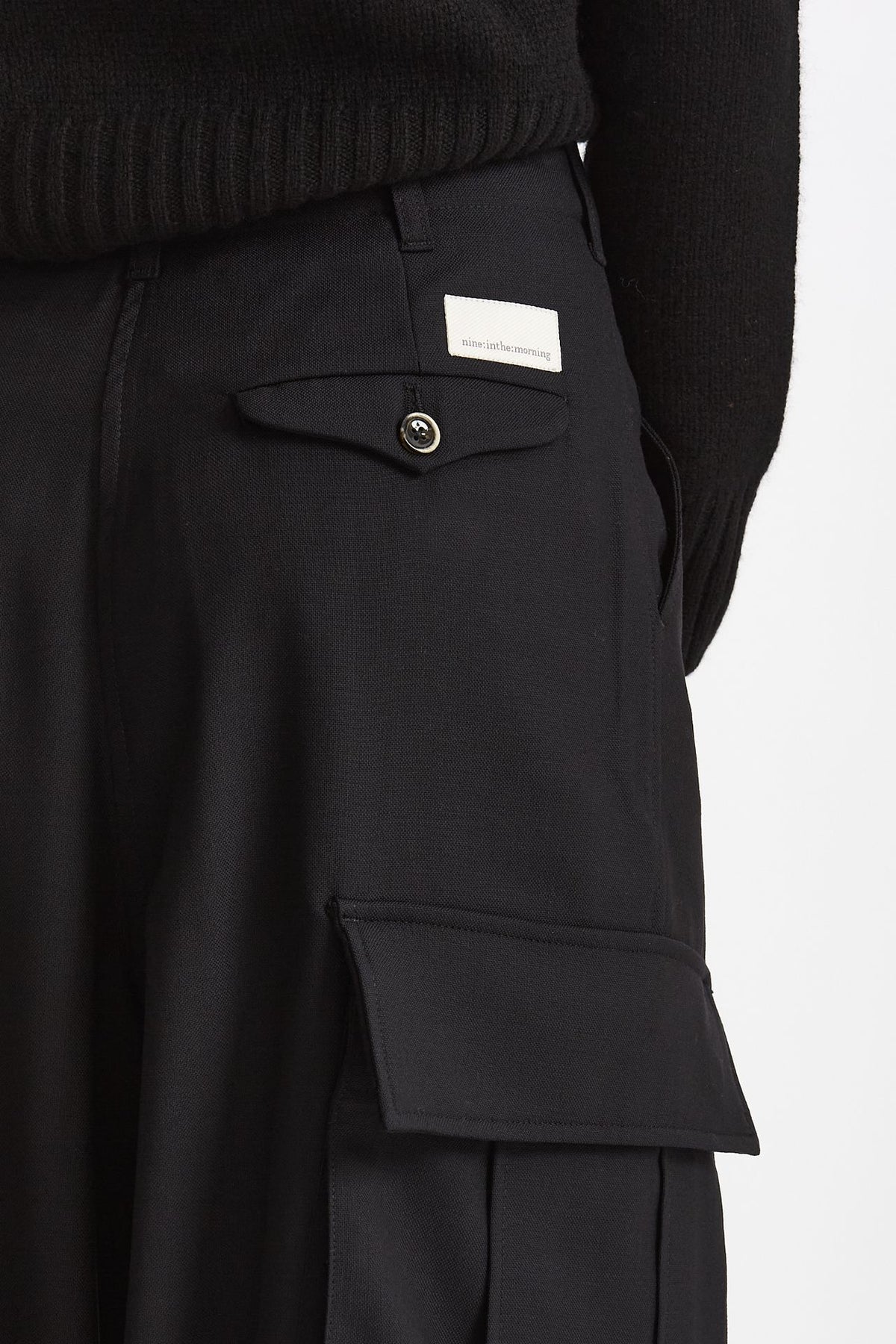 Pantalone cargo NEREA nero donna Nine in the morning - 5