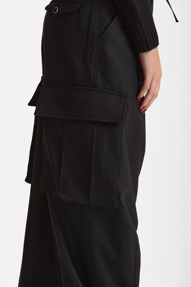 Pantalone cargo NEREA nero donna Nine in the morning - 6