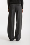 Pantalone palazzo FIAMMA gessato bianco e grigio donna Nine in the morning - 3