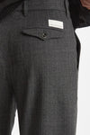 Pantalone palazzo FIAMMA gessato bianco e grigio donna Nine in the morning - 6