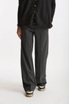Pantalone palazzo FIAMMA gessato bianco e grigio donna Nine in the morning - 2