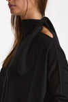 Maglia cut-out nero donna Nude - 5