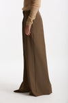 Pantalone palazzo taupe donna Nude - 3