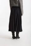 Gonna midi plissé grigio blu donna Nude - 3