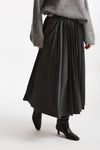 Gonna midi plissé grigio blu donna Nude - 4