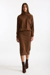 Abito midi tabacco donna Nude - 1