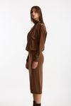 Abito midi tabacco donna Nude - 2