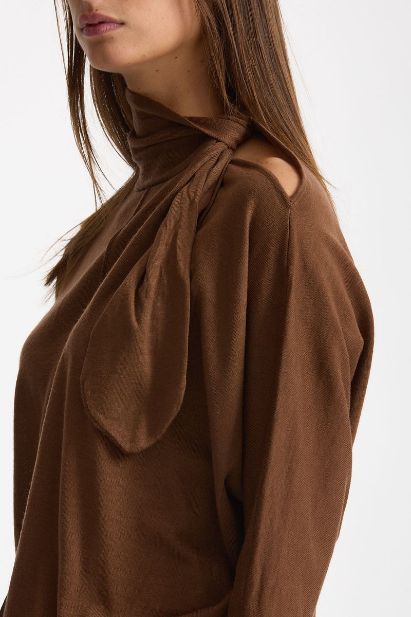 Abito midi tabacco donna Nude - 4