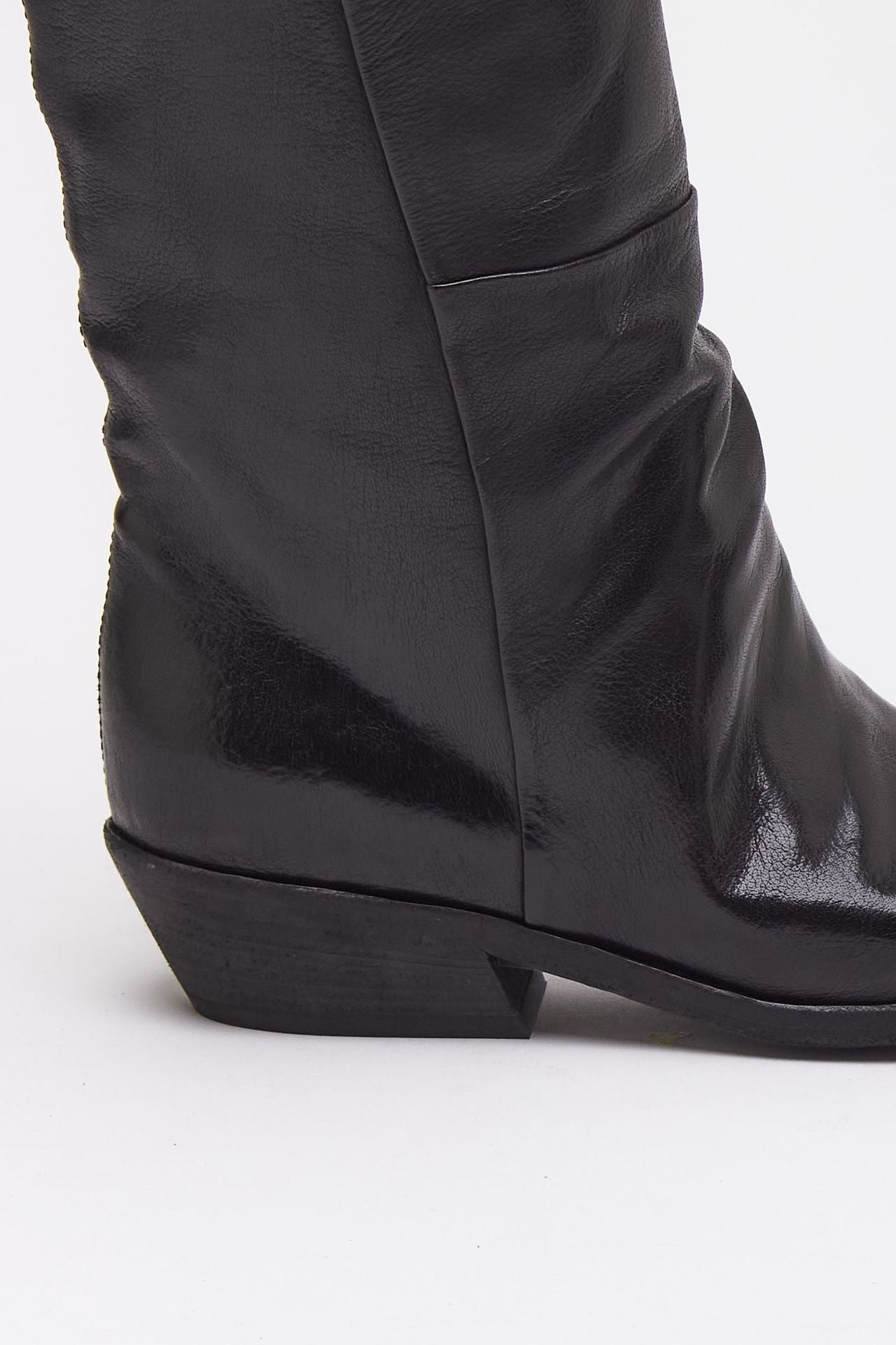 Stivale NOELIE DD/117 in pelle nero donna Officine creative - 2