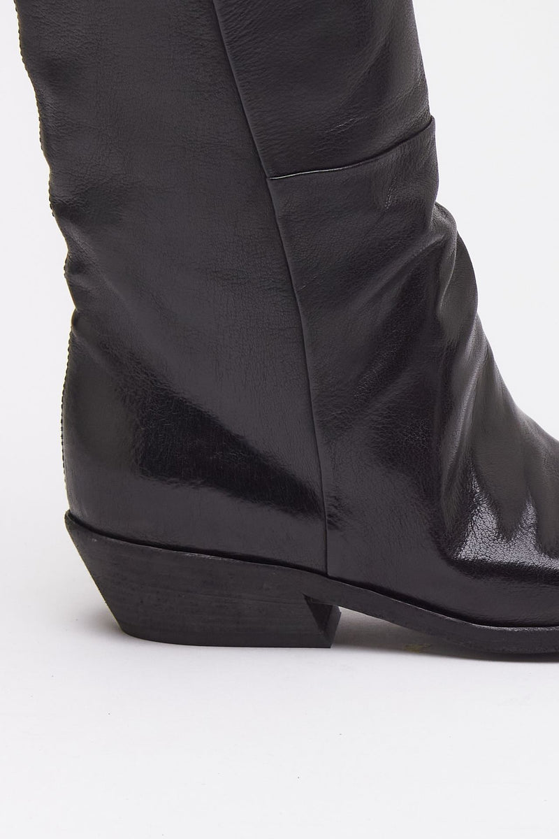 Stivale NOELIE DD/117 in pelle nero donna Officine creative - 2
