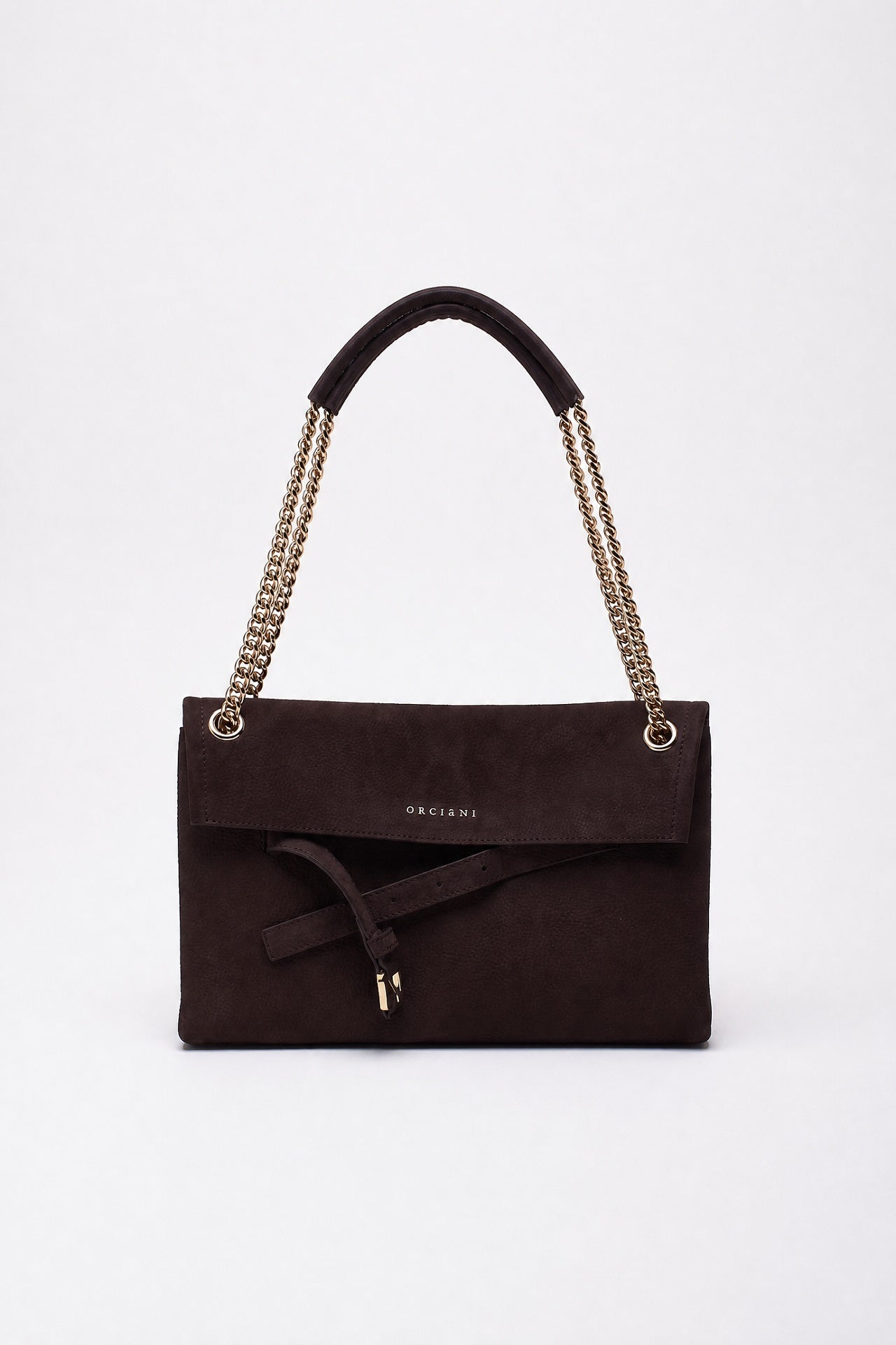 Borsa VENUS NABUCCO SMALL in pelle nabuk burgundy donna Orciani - 1