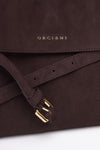 Borsa VENUS NABUCCO SMALL in pelle nabuk burgundy donna Orciani - 2