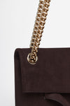 Borsa VENUS NABUCCO SMALL in pelle nabuk burgundy donna Orciani - 5