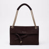 Borsa VENUS NABUCCO SMALL in pelle nabuk burgundy donna Orciani - 6