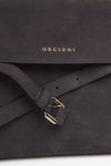 Borsa VENUS NABUCCO SMALL in pelle nabuk carbone donna Orciani - 4