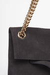 Borsa VENUS NABUCCO SMALL in pelle nabuk carbone donna Orciani - 5