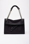 Borsa VENUS SOFT MIDI in pelle martellata carbone donna Orciani - 1