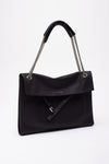 Borsa VENUS SOFT MIDI in pelle martellata carbone donna Orciani - 3
