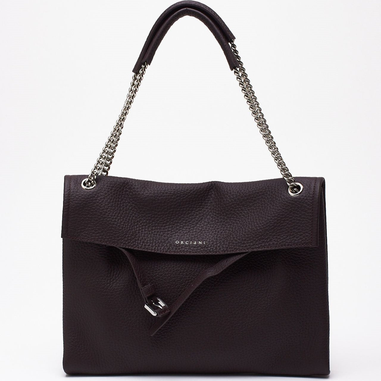 Borsa VENUS SOFT MIDI in pelle martellata burgundy donna Orciani - 6