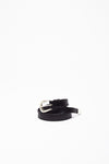 Cintura punta lunga Bull Soft in cuoio nero donna Pier abbigliamento - 1