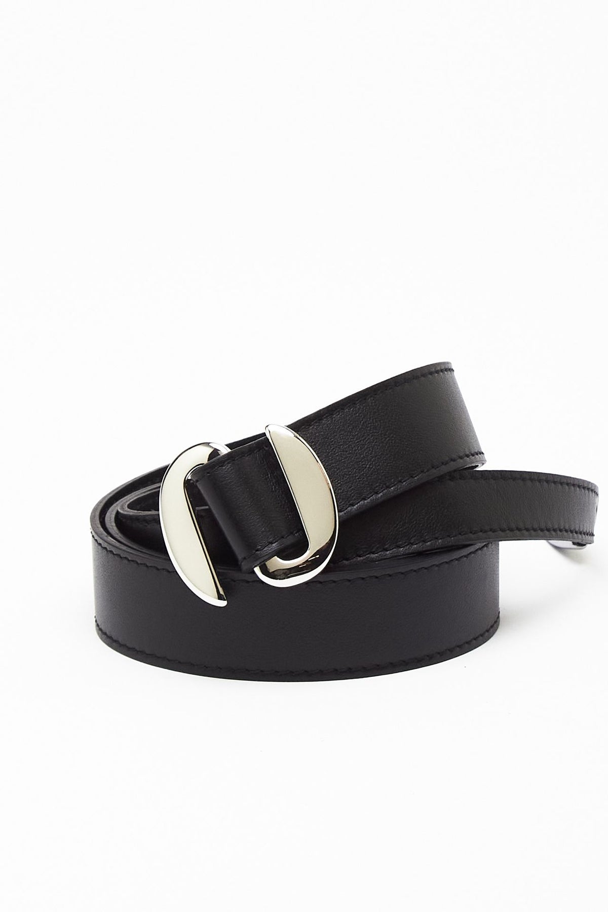 Cintura BOSTON in pelle liscia nero donna Orciani - 2