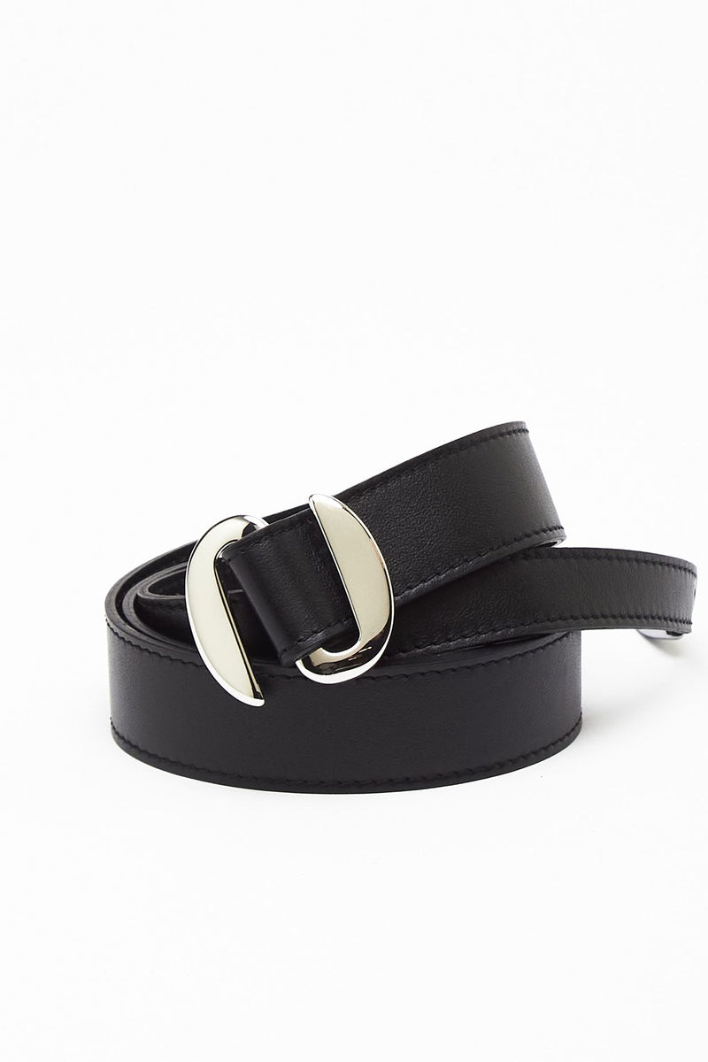 Cintura BOSTON in pelle liscia nero donna Orciani - 2