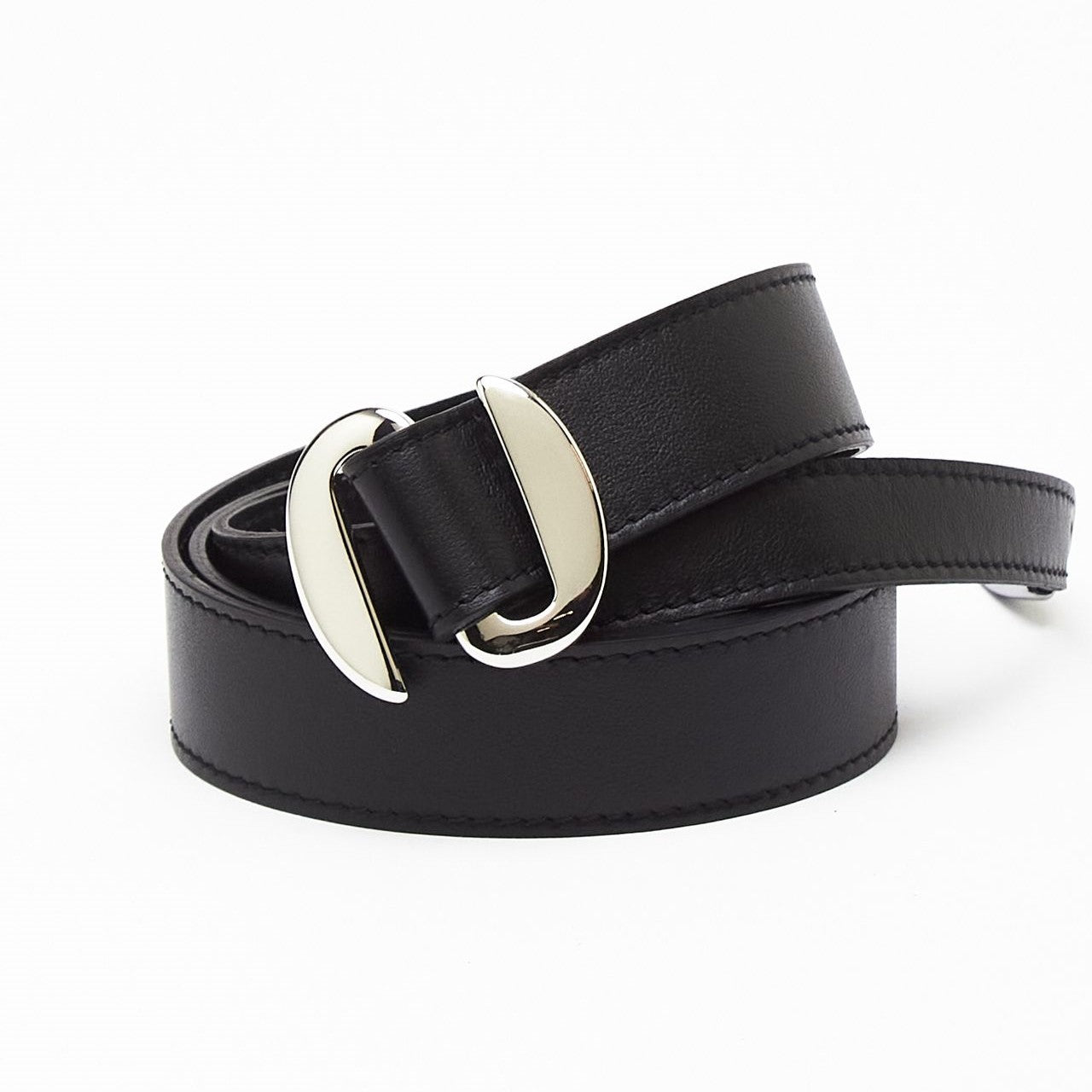 Cintura BOSTON in pelle liscia nero donna Orciani - 3