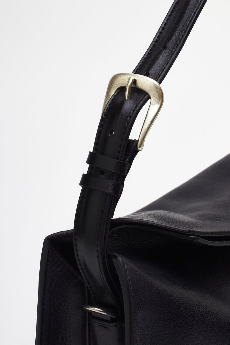 Borsa TRINITY LAGOON MIDI in pelle nero donna Orciani - 6