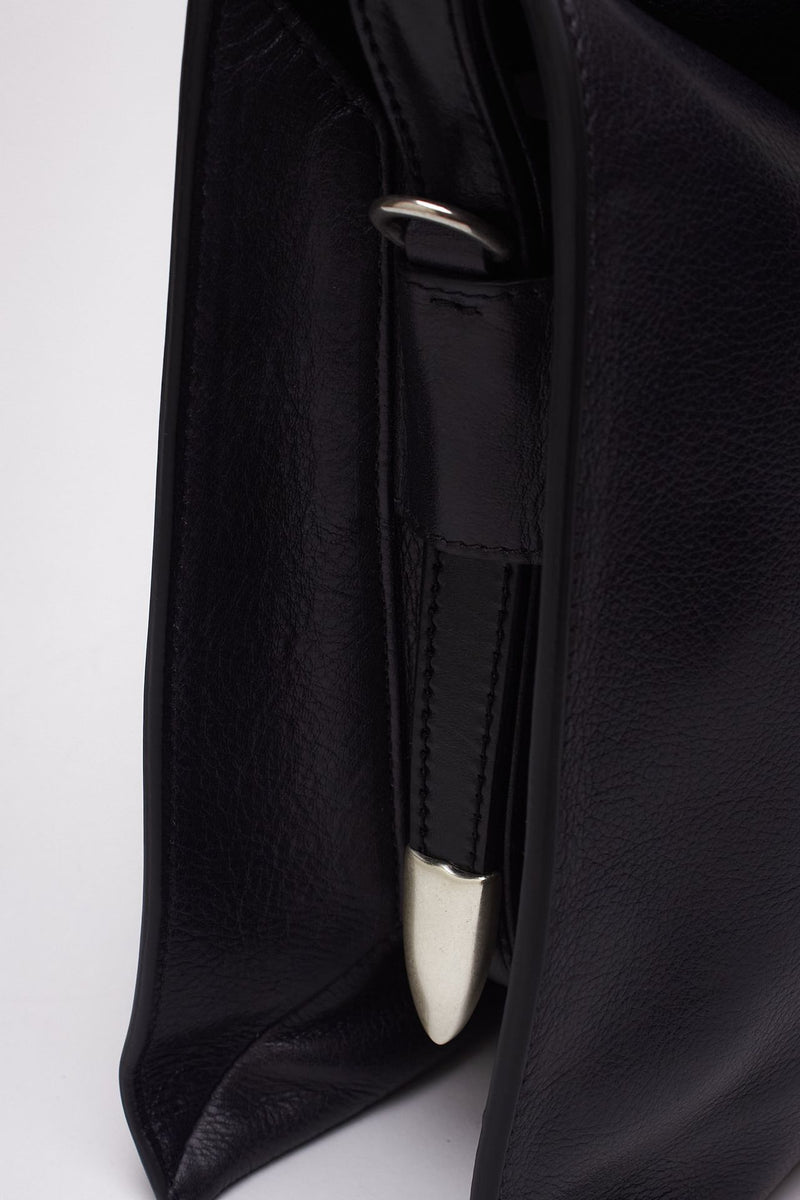 Borsa TRINITY LAGOON MIDI in pelle nero donna Orciani - 2