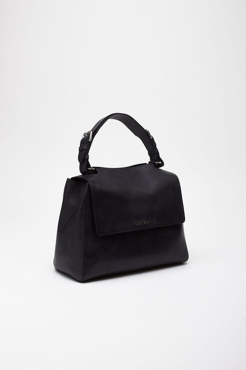 Borsa SVEVA LAGOON MIDI in pelle nero donna Orciani - 2