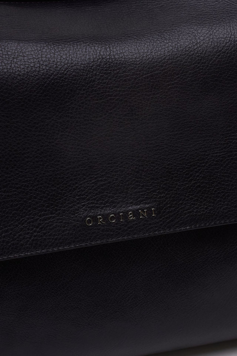 Borsa SVEVA LAGOON MIDI in pelle nero donna Orciani - 5