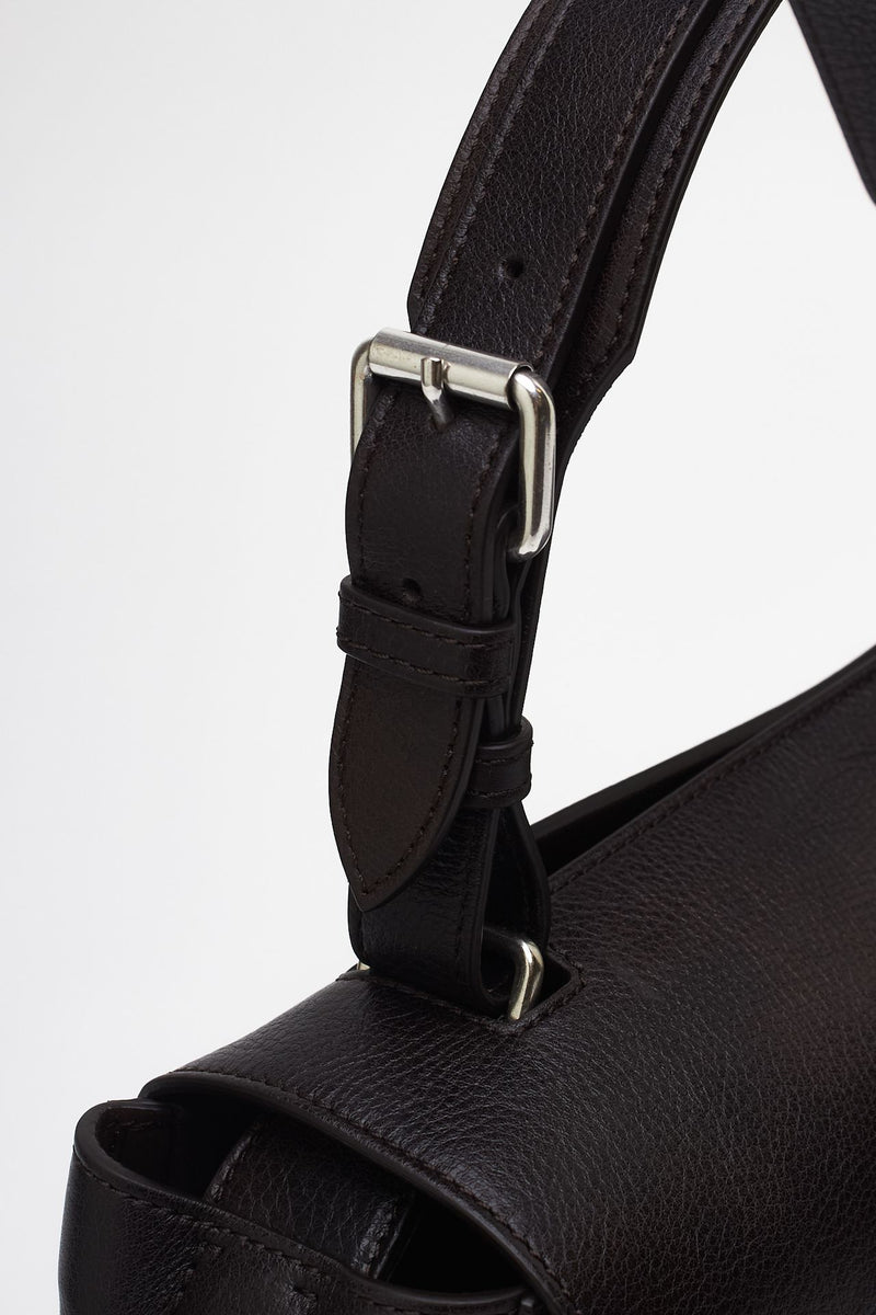 Borsa SVEVA LAGOON MIDI in pelle testa di moro donna Orciani - 2