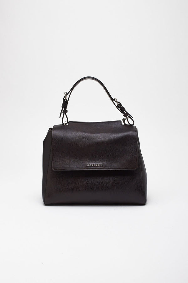Borsa SVEVA LAGOON MIDI in pelle testa di moro donna Orciani