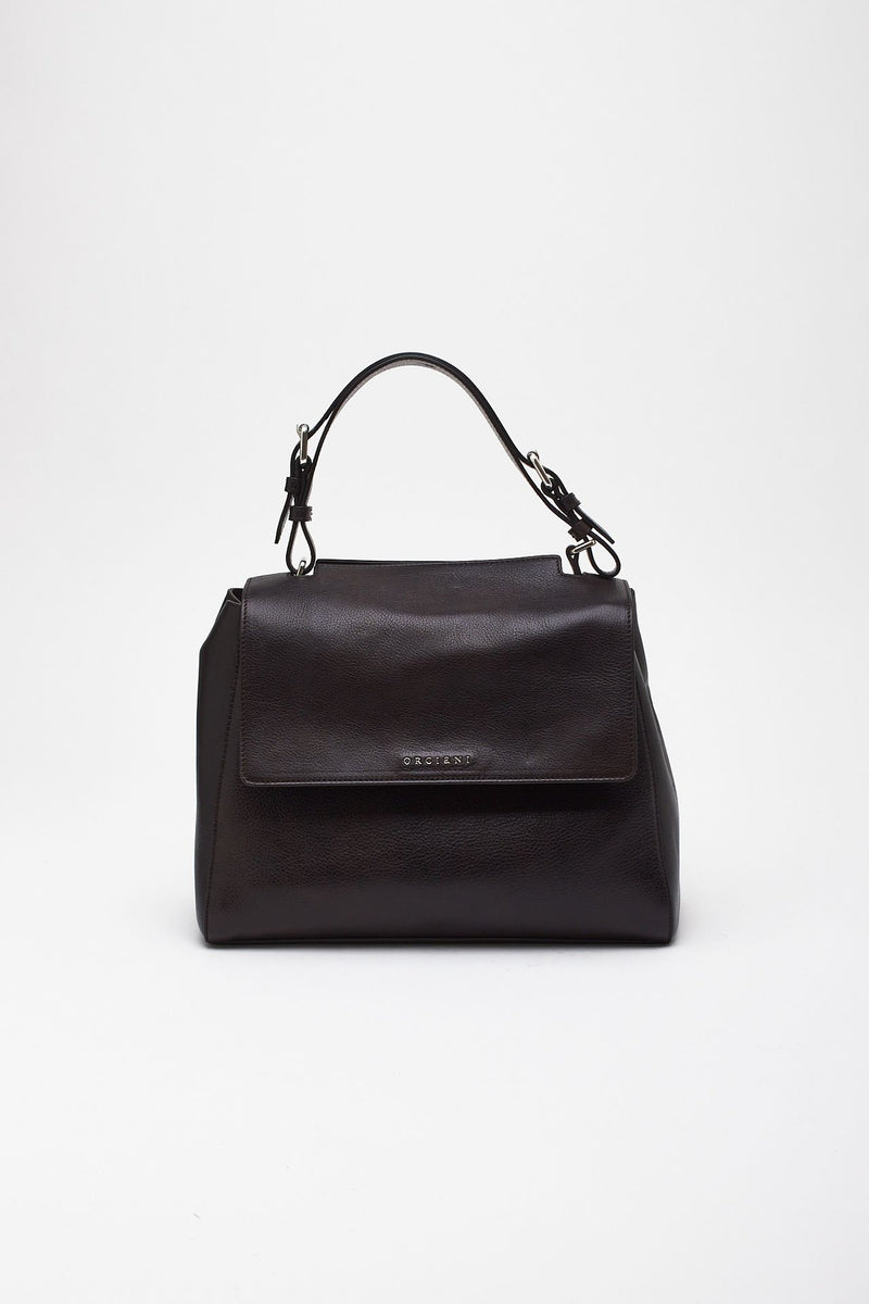 Borsa SVEVA LAGOON MIDI in pelle testa di moro donna Orciani - 1