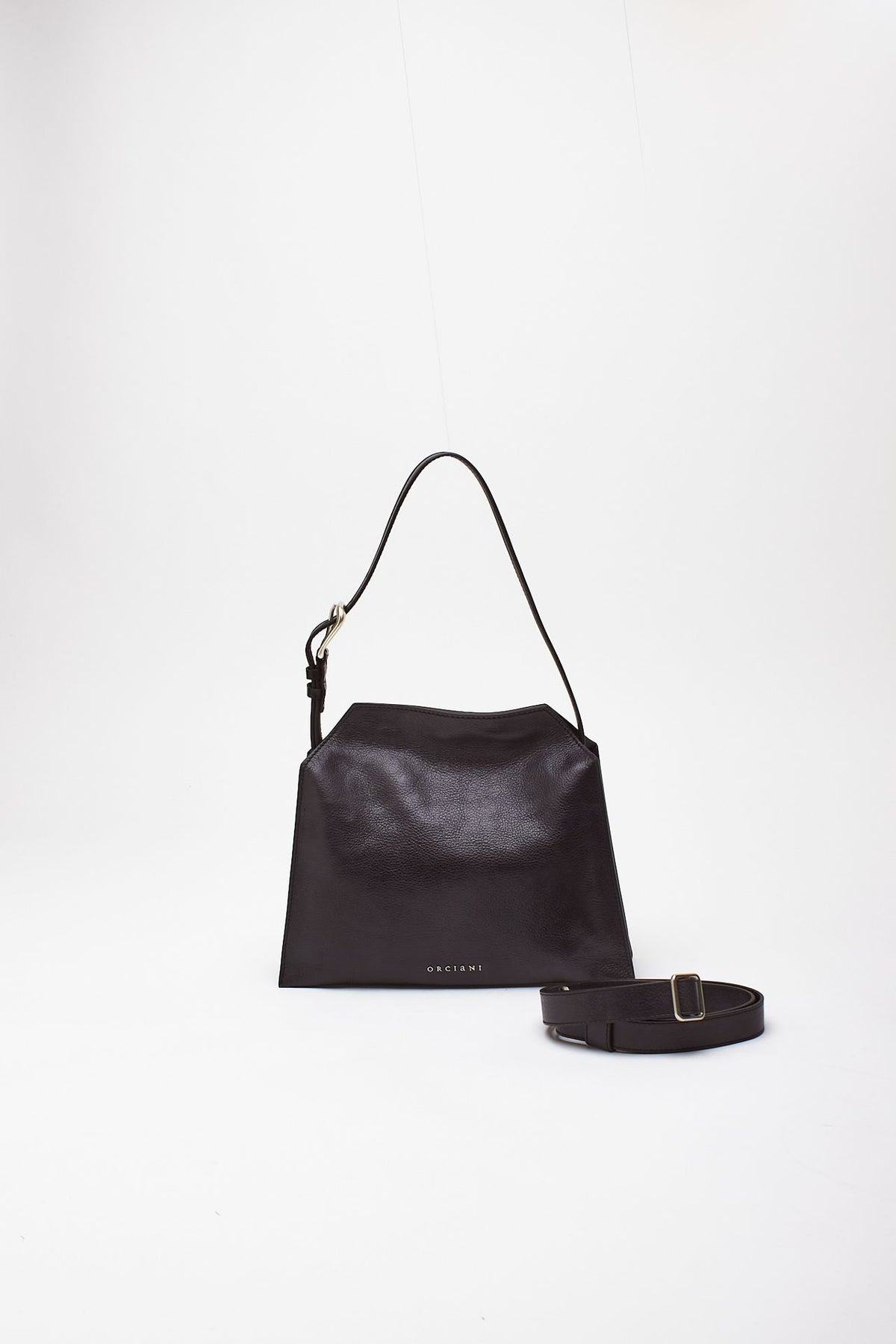 Borsa TRINITY LAGOON in pelle nero donna Orciani - 3