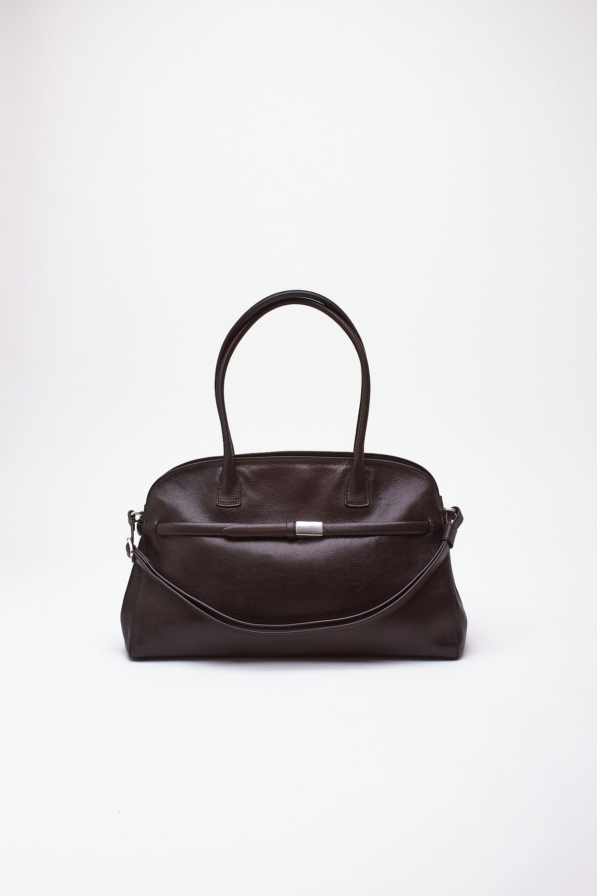 Borsa AURA LARGE in pelle testa di moro donna Orciani - 4