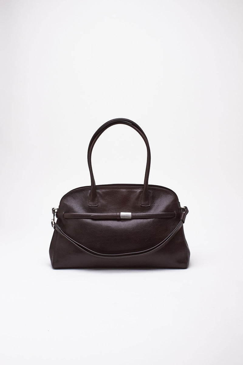 Borsa AURA LARGE in pelle testa di moro donna Orciani - 4