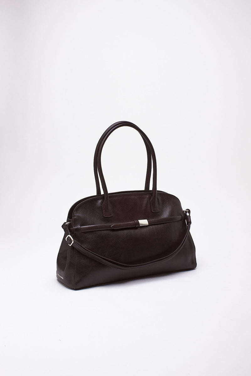 Borsa AURA LARGE in pelle testa di moro donna Orciani - 2