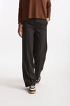 Pantalone palazzo gessato grigio antracite donna ( p - s ) - 1