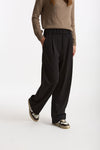 Pantalone fluido nero donna ( p - s ) - 4