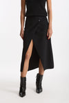 Gonna midi vita alta nero donna ( p - s ) - 1