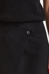Gonna midi vita alta nero donna ( p - s ) - 4