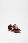 Sneakers 6.02 PANTHER ﻿in velluto e microsuede bordeaux donna Puraai - 2