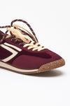 Sneakers 6.02 PANTHER ﻿in velluto e microsuede bordeaux donna Puraai - 5